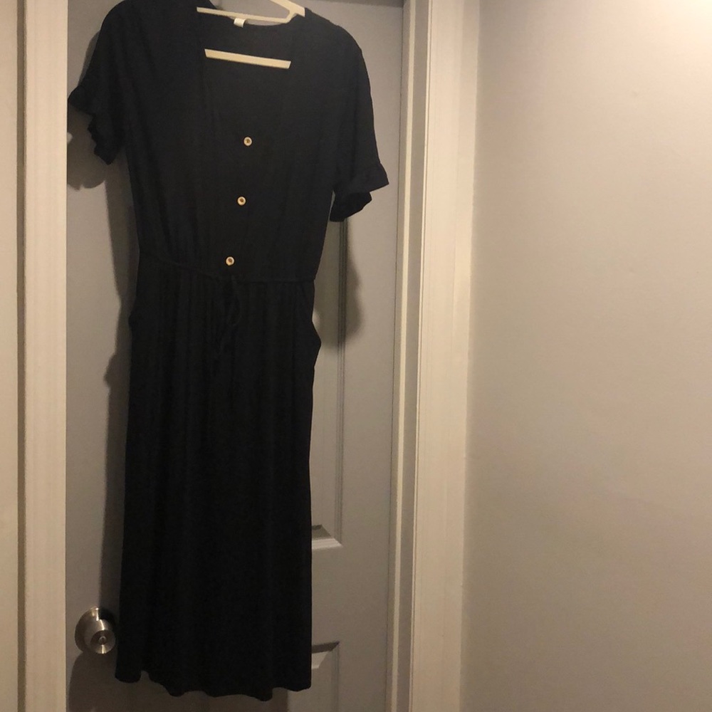 Amelia Ruffle Midi Dress by Bohme. Brand new.
